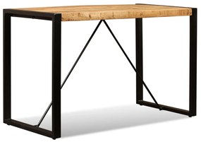 Tömör nyers mangófa étkezőasztal 120 cm