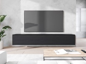 TV szekrény Dlana 180 MDF (fekete + fekete gyapjú) . 1106208