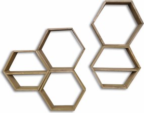 Fali polc, 40 cm – Hex003