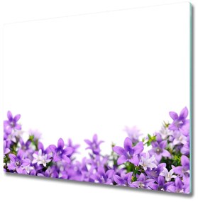 Üveg vágódeszka lila harang 60x52 cm
