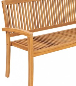 tömör tíkfa rakásolható kerti pad párnával 159 cm