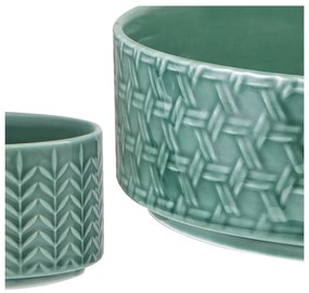 Türkiz porcelán szervírozó tál készlet 2 db-os ø 30 cm Heath Jade – Ladelle