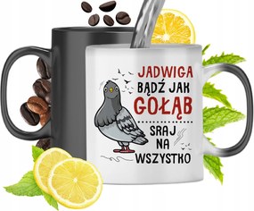 Mágikus Bögre Hedvignek Fekete Matt Nyomtatott Képpel 330ml