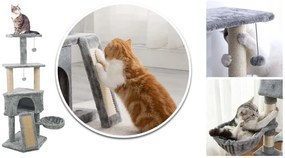 Macska mászóka-szürke