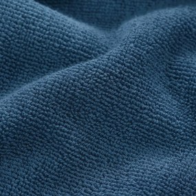 Goldea bordűr nélküli frottír törölköző és fürdőlepedő soft – petróleum színű 50 x 100 cm