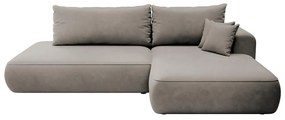 Sarokkanapé Fergie (J) (bézs szürke + fekete). 1099474