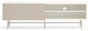 Bézs-krémszínű TV-állvány 180x56 cm Nube – Teulat