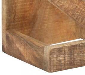 vidaXL tömör mangófa bortartó állvány 5 palackhoz