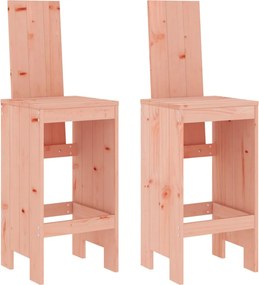 vidaXL 2 db tömör duglászfenyő bárszék 40x42x120 cm
