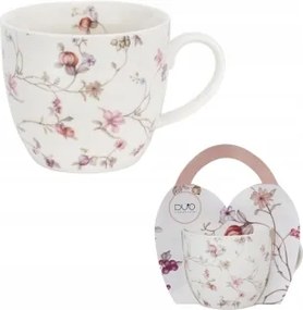 Safa 460 Ml-es Porcelán Bögre Ajándéknak, Kávéhoz, "kosárban"