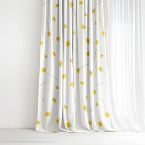 Goldea pamut drapéria - pitypangok 220x150 cm