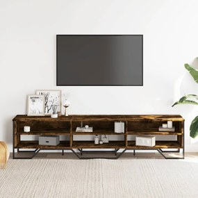 füstös tölgy színű szerelt fa TV-szekrény 180 x 34 x 41 cm
