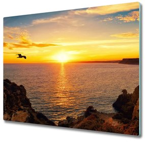 Üveg vágódeszka Sunset tengeren 60x52 cm