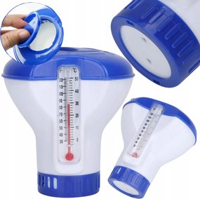 Klór Adagoló Medence Hőmérő Bója Úszó Medence Kiegészítők 3AZ1BEN