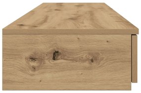Ágy Fiókok Kézműves Tölgy 150x36,5x16,5 cm Mérnöki Fa