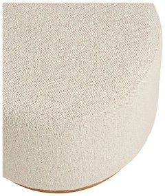 Bézs buklé puff Daisy – House Nordic