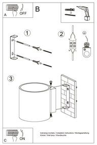 Brilagi -  LED Fali lámpa FRIDA 1xG9/3,5W/230V