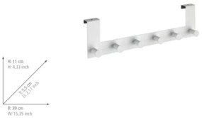 WENKO 23724100-CELANO fogas 39x11 cm fehér