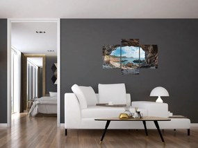 Kép - Barlang a tenger mellett (90x60 cm)