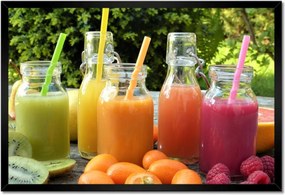 Poszterek keretben 60x40 Egészséges étrend gyümölcsökkel