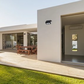 EPAD LED 5W 4000K IP65 napelemes mozgásérzékelős reflektor, 3000 mAh