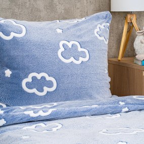 4Home Világító ágynemű mikroflanel Cloud , 140 x200 cm, 70 x 90 cm