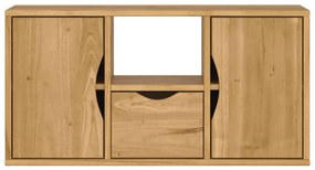 ODDA tömörfa fenyőfa TV szekrény fiókkal 79x24x40 cm