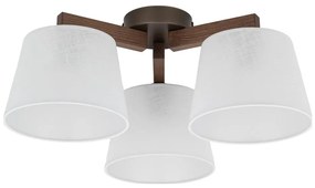 Brilagi - Felületre szerelt csillár LATTE 3xE27/15W/230V fenyő/fehér