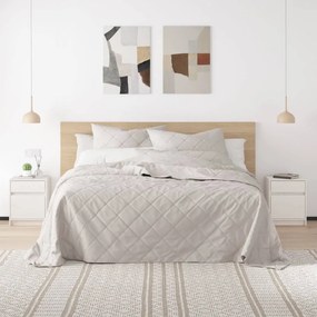 Fehér tömör fenyőfa éjjeliszekrény 40 x 31 x 50 cm