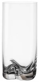 Lunasol - Szürke aljú hosszúitalos poharak 350 ml-es 6 db-os készlet - Anno Glas Lunasol Color (322128)