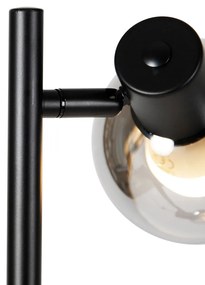 Okos állólámpa fekete füstüveggel, 3 Wifi P45 - Vidro