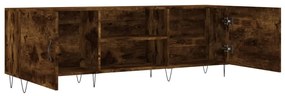 füstös tölgy színű szerelt fa TV-szekrény 150 x 30 x 44,5 cm