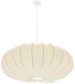 Zsinóros csillár CAFEE 1xE27/40W/230V Ø 66 cm fehér