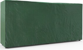 Outsunny Tüzifa Tároló 200 x 36 x 99 cm Vízhatlan Borítással, Állítható Tüzifa Tárolás Kertbe és Teraszra, Fém, Fekete | Aosom