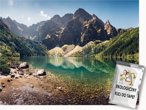 Fotótapéta Flizelina Tájkép Magas Hegyek Csúcsok Tó 200x140 ragasztó