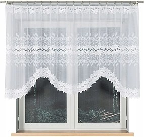 Jacquard készfüggöny bevágással az alján 250x120 cm Bastia