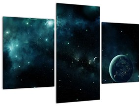 Kép - Élet az űrben (90x60 cm)