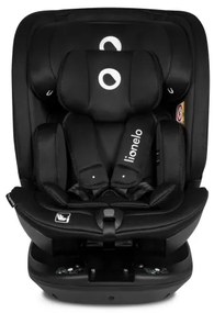 Lionelo - Forgatható autósülés alappal BASTIAAN i-Size 40-150 cm fekete karbon