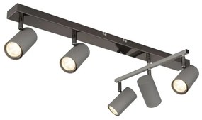 Globo 57911-5S - spotlámpa ROBBY 5xGU10/35W/230V szürke