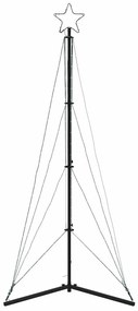 színes LED karácsonyfa 363 LED 182 cm