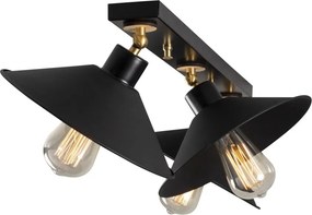 Berceste N-660 fekete fém függőlámpa, Ø80 cm, 3 izzós
