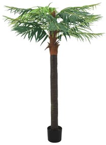 zöld cserepes műdatolyapálma 215 cm