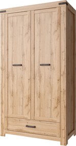 Szekrény 2D1S, wotan tölgy, MORATIZ