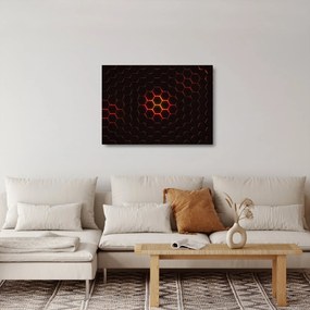 A háló képe (üvegen) (70x50 cm)