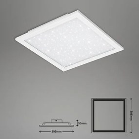 Briloner 7301-016 - LED Dimmelhető mennyezeti lámpa STARRY SKY LED/18W/230V + távirányító