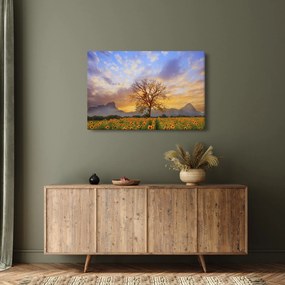 Kép - Táj napraforgóval (90x60 cm)