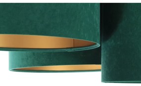 Mennyezeti lámpa SPACE 3xE27/60W/230V zöld/arany