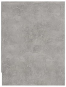2 db betonszürke szerelt fa éjjeliszekrény 40 x 30 x 40 cm
