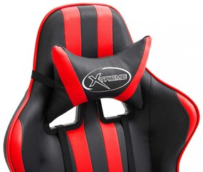 piros műbőr gamer szék