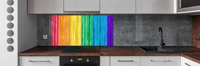 Konyhai fali panel Színes csíkos pksh-65557438